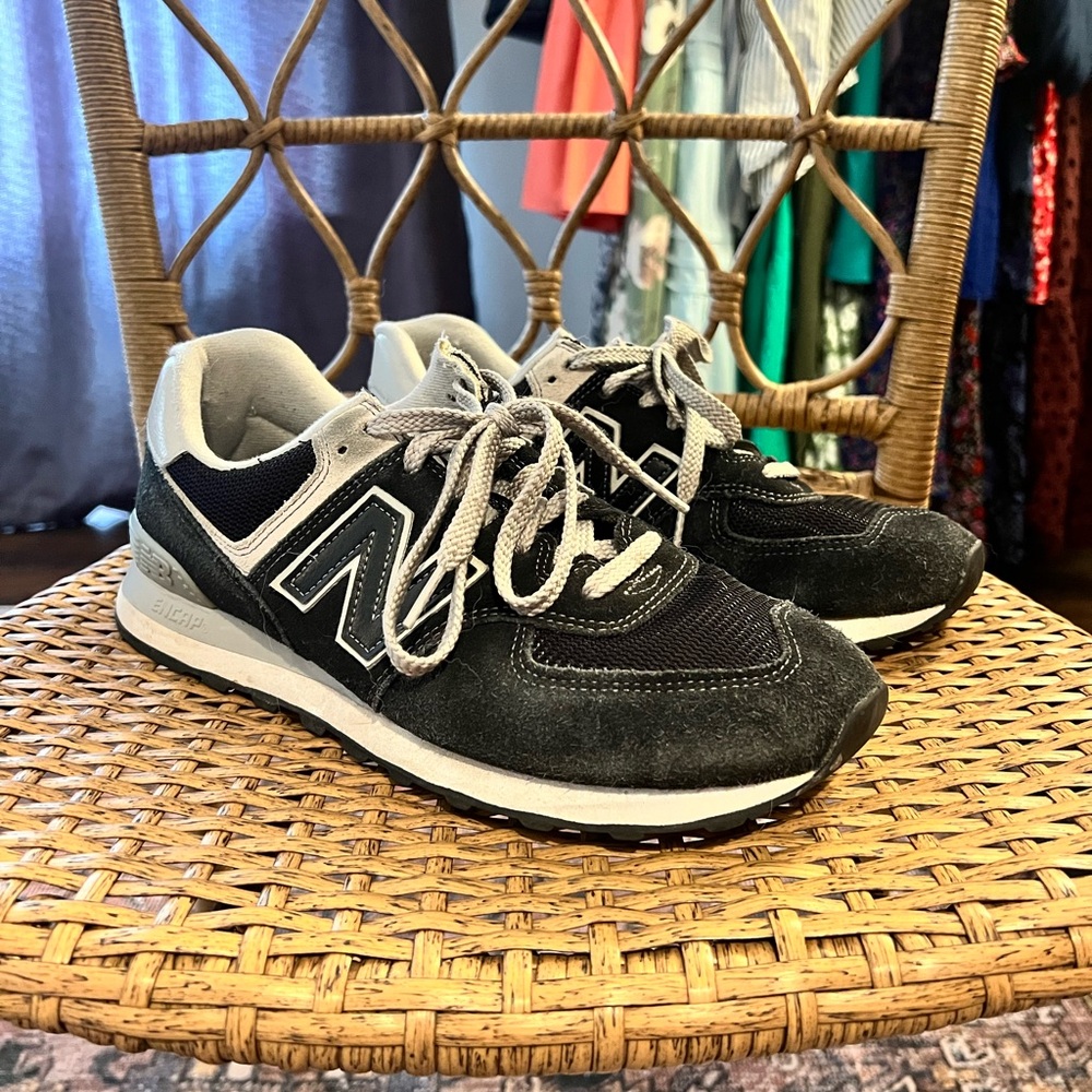 New Balance White Athletic Shoes